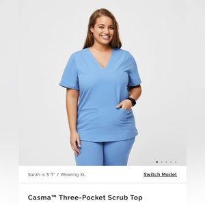 Figs scrub top